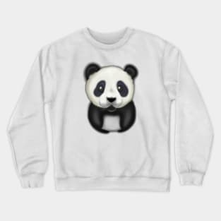 Cute Panda Drawing Crewneck Sweatshirt